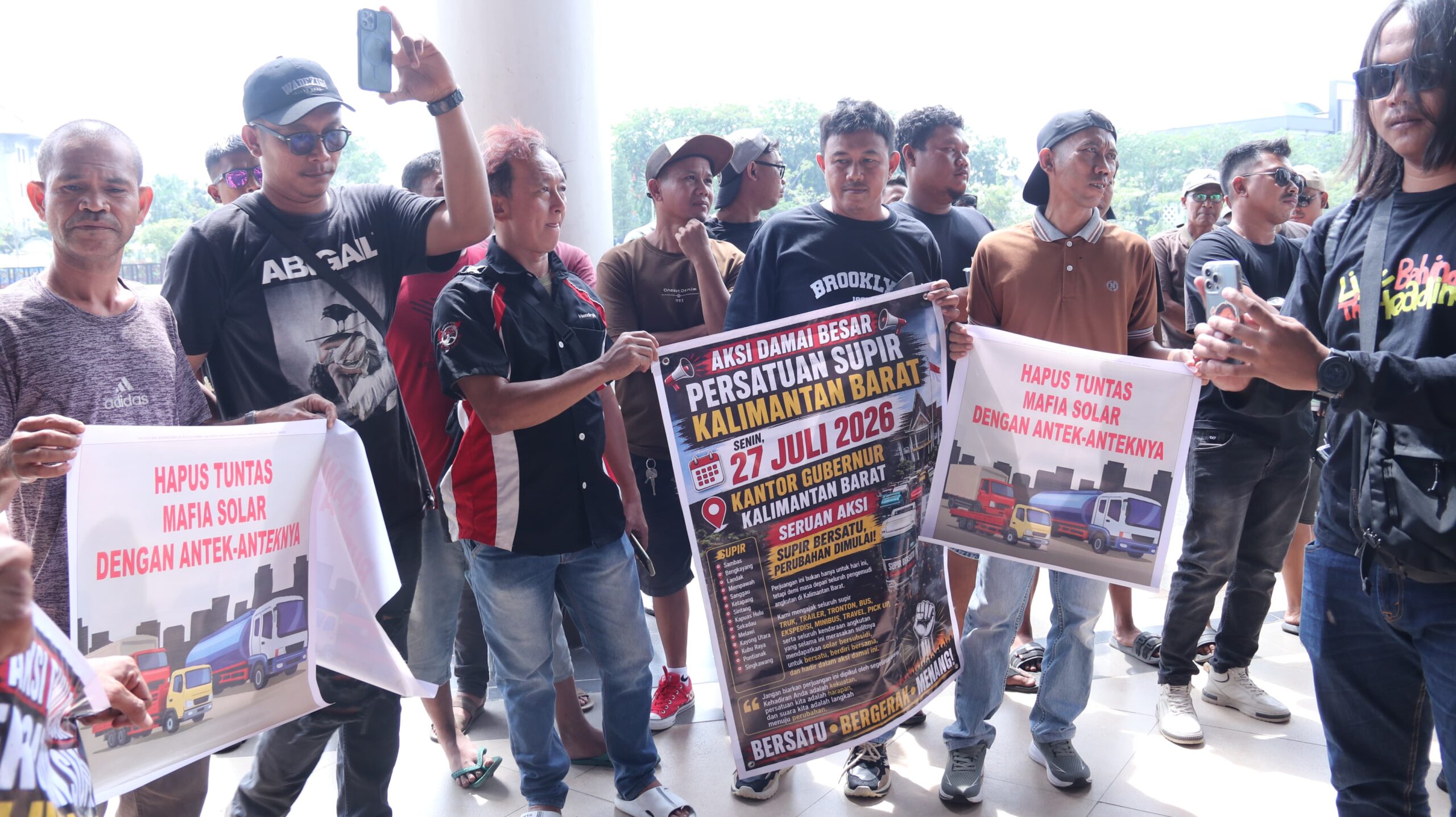Persatuan Sopir Kalbar Sampaikan Aspirasi Soal BBM Bersubsidi, Polda Kalbar Tegaskan Siap Kawal Distribusi