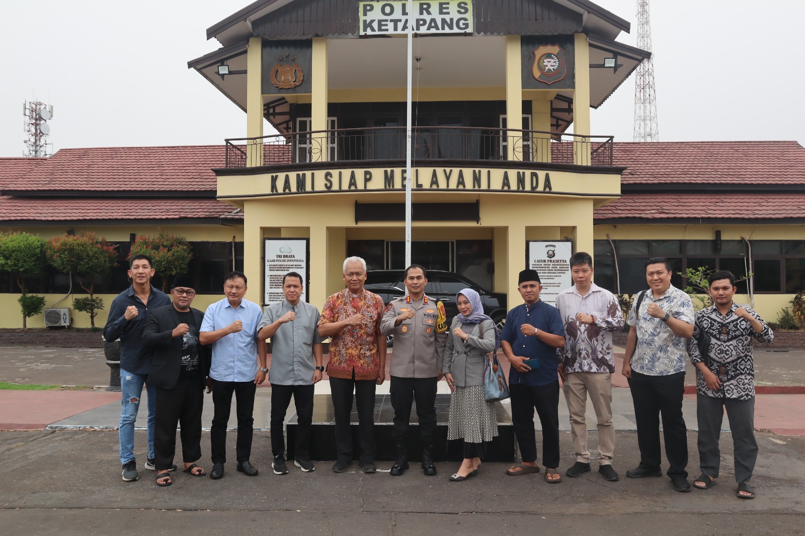 Perkuat Kerukunan Umat Beragama, Kapolres Ketapang Sambut Kunjungan Silaturahmi Pengurus FKUB
