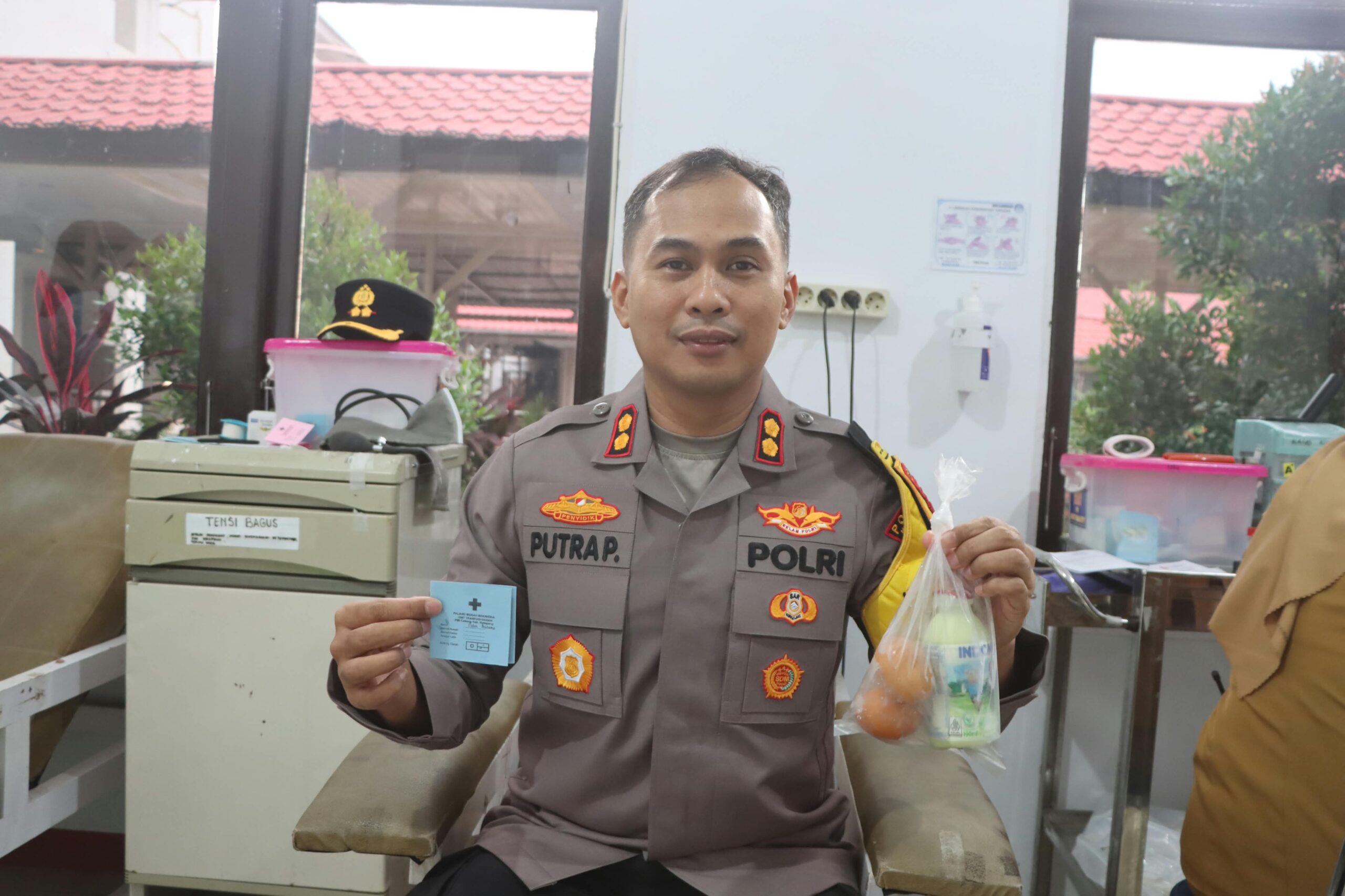 Sambut HUT Humas Polri ke-75, Si Humas Polres Ketapang Gelar Donor Darah, Wujud Kepedulian untuk Sesama