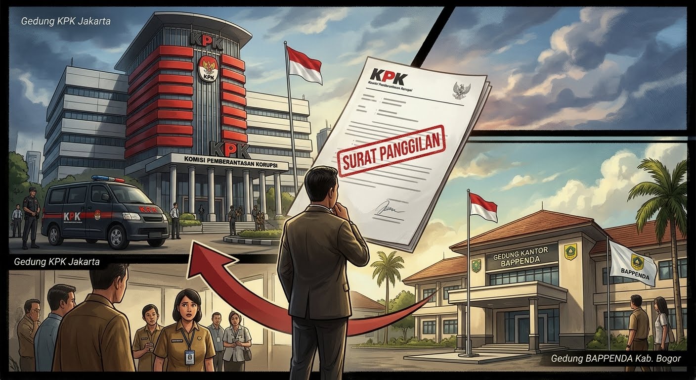 Wakil Bupati Bogor Dipanggil KPK